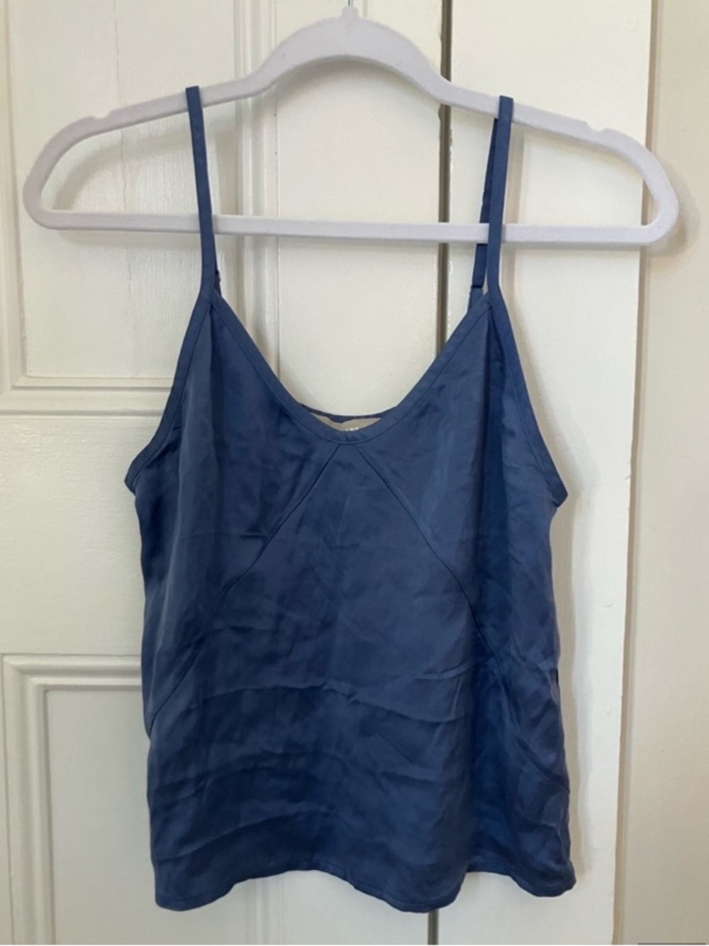 Everlane Blue Silk Camisole